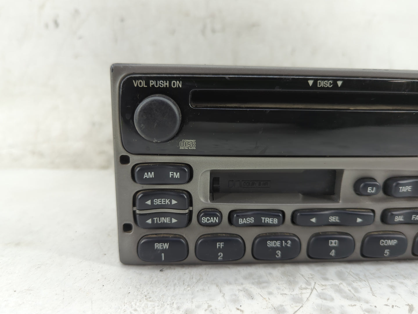 2001 Ford Explorer Sport Trac Radio AM FM Cd Player Receiver Replacement P/N:1L2F-18C868-GA Fits OEM Used Auto Parts - Oemus