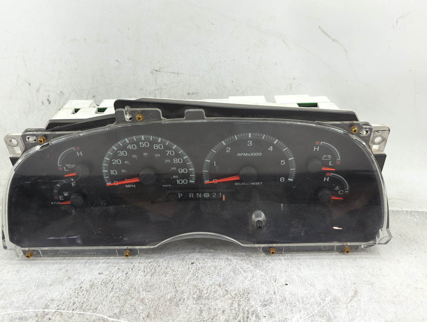 2001 Ford F-150 Instrument Cluster Speedometer Gauges P/N:XL3F-10A855-AA Fits OEM Used Auto Parts - Oemusedautoparts1.com