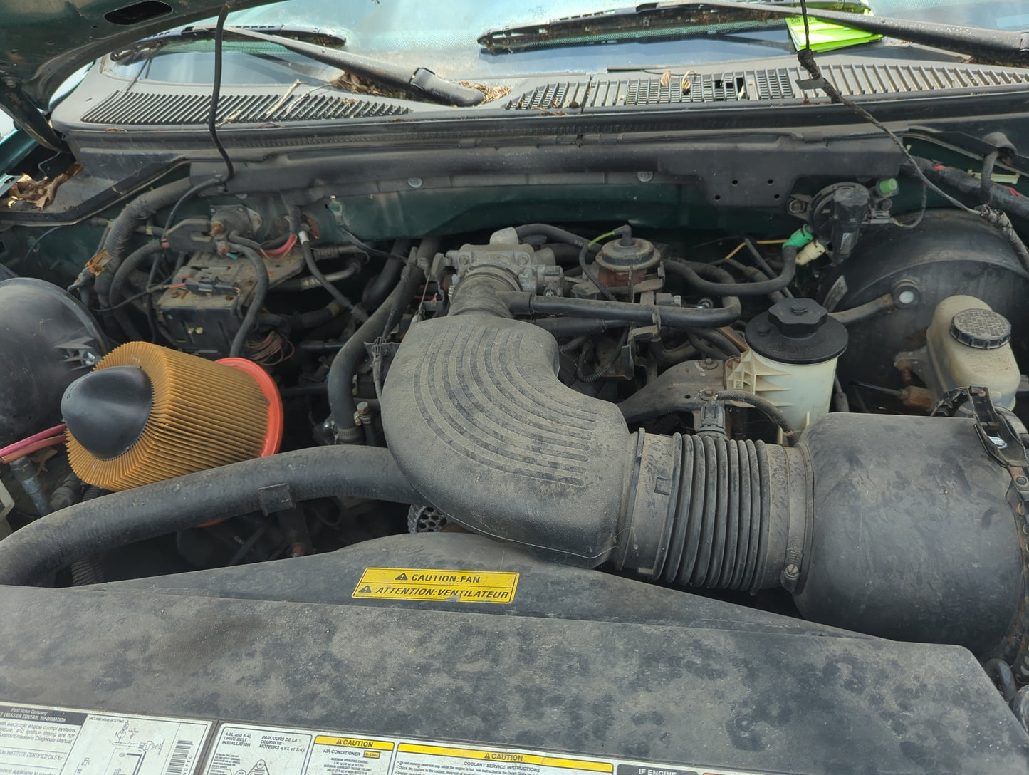 2000-2001 Ford F-150 Engine Motor Complete Assembly 123K Miles Tested-Runs Good OEM Used Auto Parts - Oemusedautoparts1.com