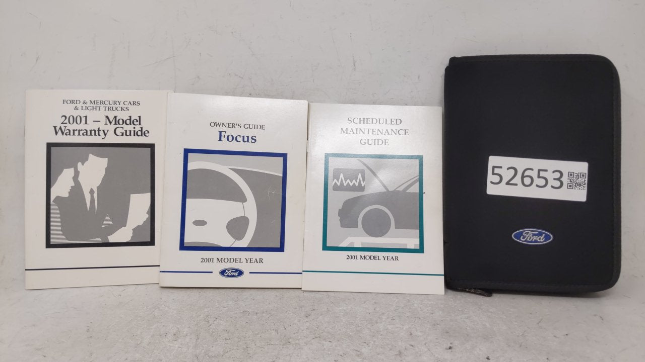 2001 Ford Focus Owners Manual Book Guide OEM Used Auto Parts - Oemusedautoparts1.com