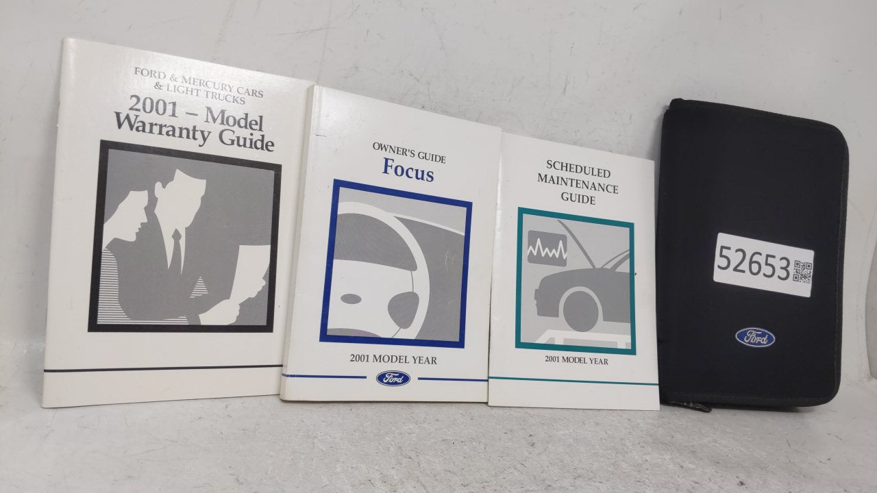 2001 Ford Focus Owners Manual Book Guide OEM Used Auto Parts - Oemusedautoparts1.com