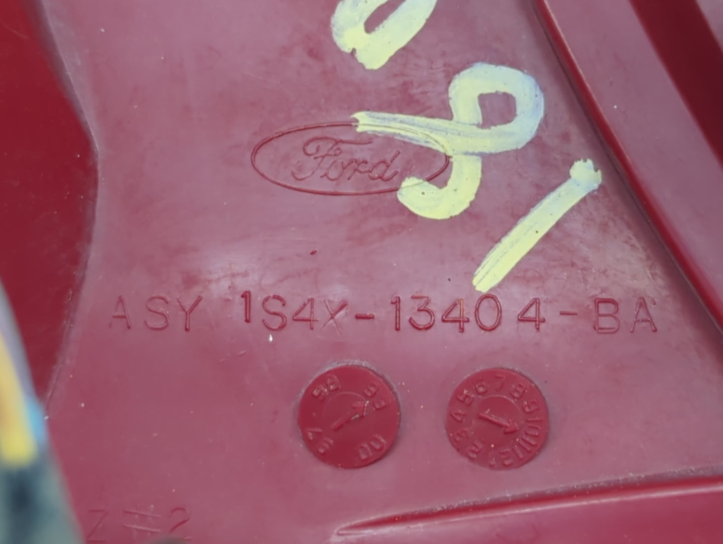 2001-2002 Ford Focus Tail Light Assembly Passenger Right OEM P/N:1S4X-13404-BA Fits Fits 2001 2002 OEM Used Auto Parts - Oem