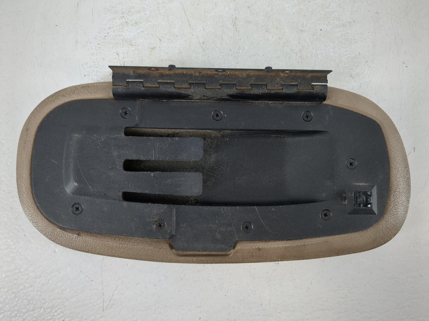 2001-2002 Ford Mustang Center Console Armrest Cover Lid Fits Fits 2001 2002 OEM Used Auto Parts - Oemusedautoparts1.com