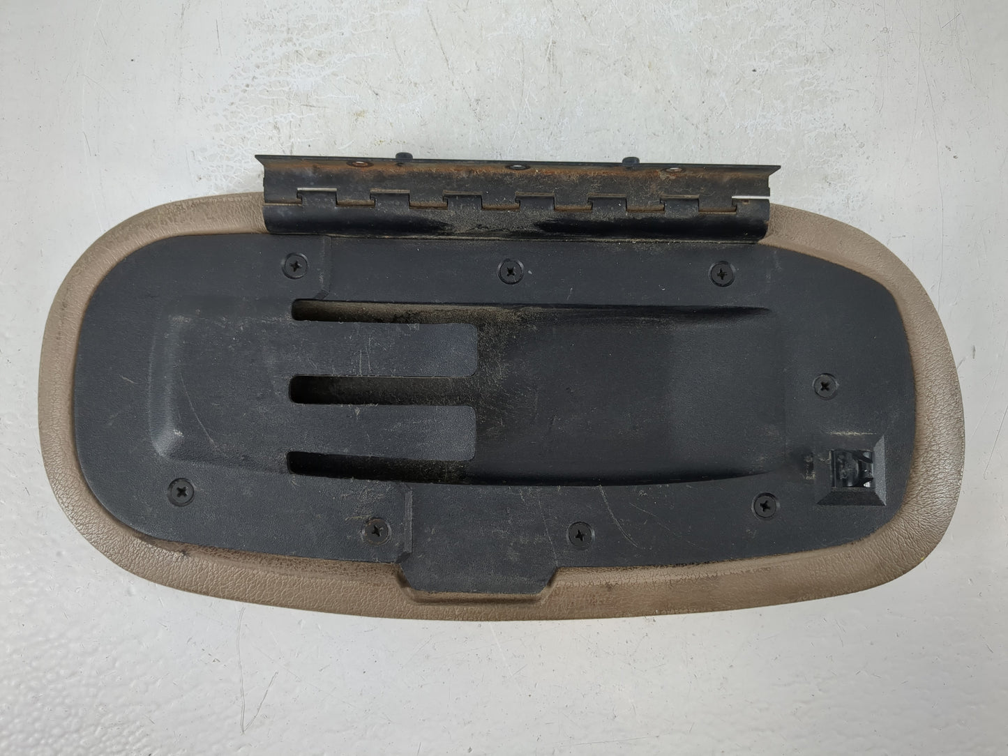 2001-2002 Ford Mustang Center Console Armrest Cover Lid Fits Fits 2001 2002 OEM Used Auto Parts - Oemusedautoparts1.com