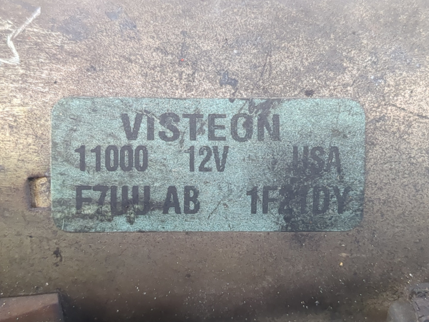 1997-2004 Ford Mustang Car Starter Motor Solenoid OEM P/N:ZZUU AB 1F21DY 11000 12V Fits OEM Used Auto Parts - Oemusedautopar