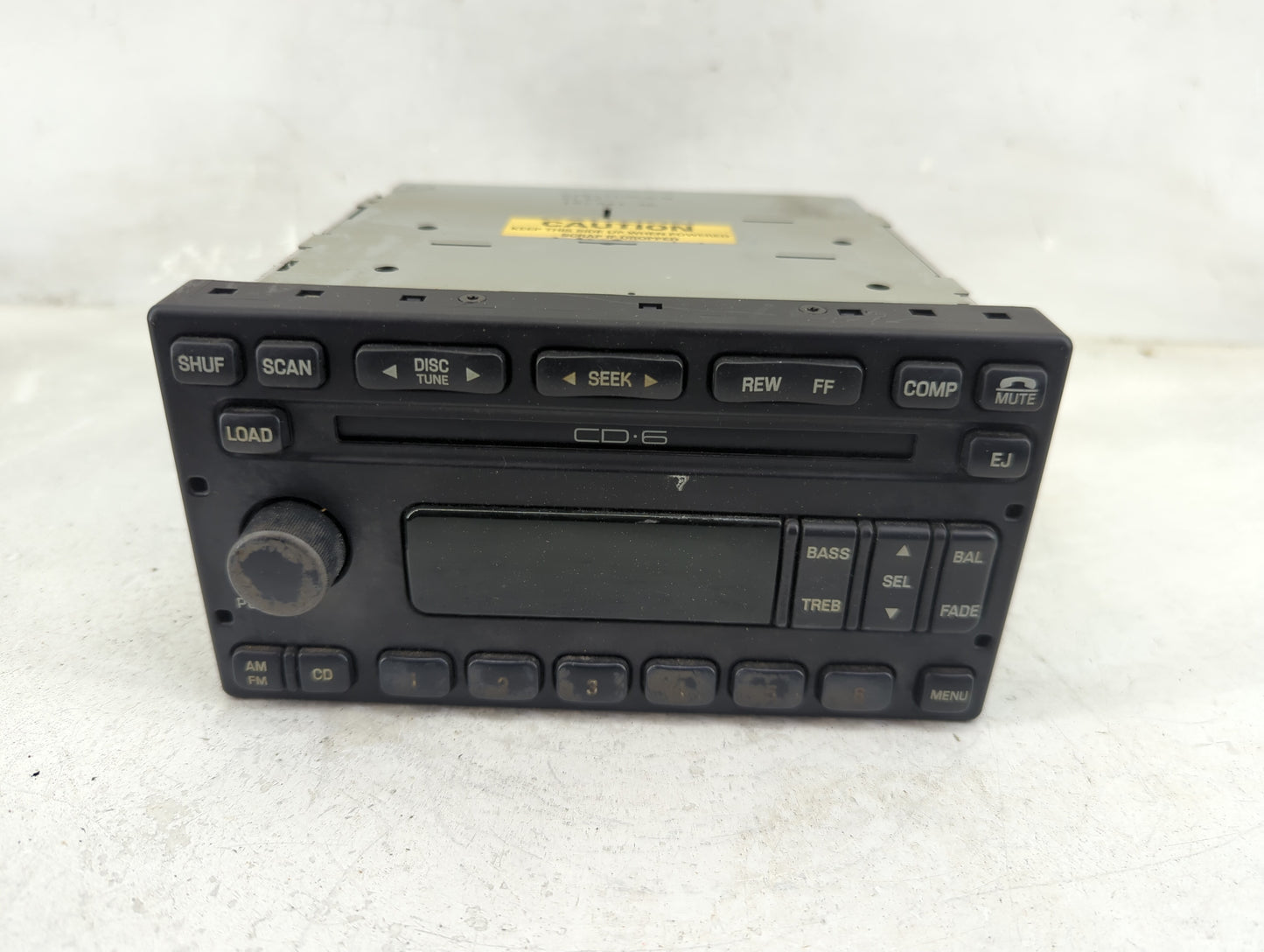 2001-2003 Ford Ranger Radio AM FM Cd Player Receiver Replacement P/N:1C3F-18C815-AB Fits Fits 2001 2002 2003 2004 OEM Used A
