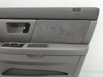 2001 Ford Taurus Front Right Passenger Interior Door Panel Trim Grey