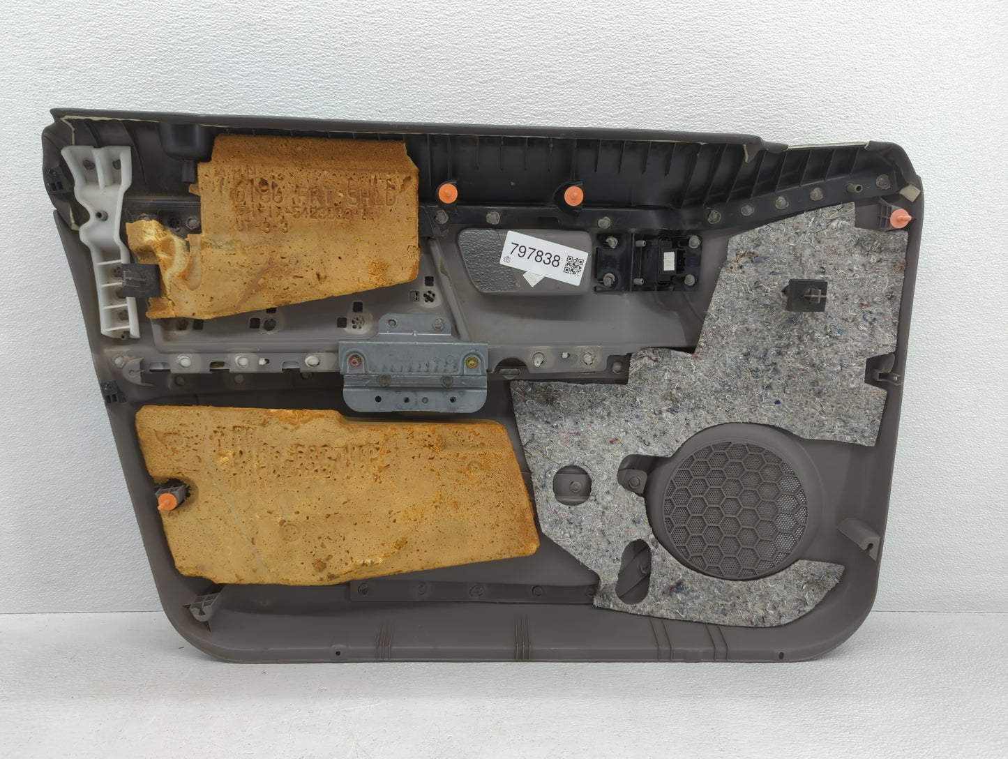2001 Ford Taurus Front Right Passenger Interior Door Panel Trim Grey - Oemusedautoparts1.com