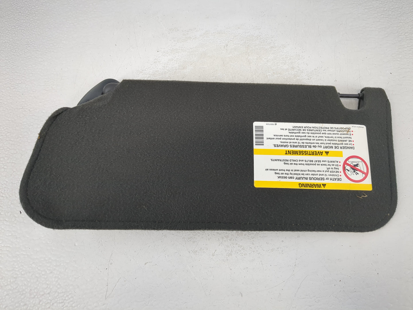 2001 Gmc Chevrolet Sun Visor Shade Replacement Passenger Right Mirror Fits Fits 2000 2002 OEM Used Auto Parts - Oemusedautop