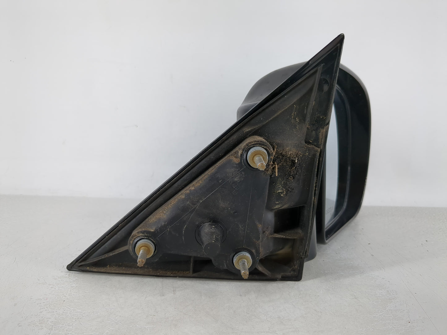 Gmc Chevrolet Passenger Right Side View Manual Door Mirror Black - Oemusedautoparts1.com