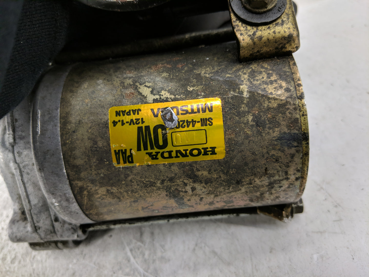 1998-2002 Honda Accord Car Starter Motor Solenoid OEM Fits Fits 1998 1999 2000 2001 2002 OEM Used Auto Parts - Oemusedautopa