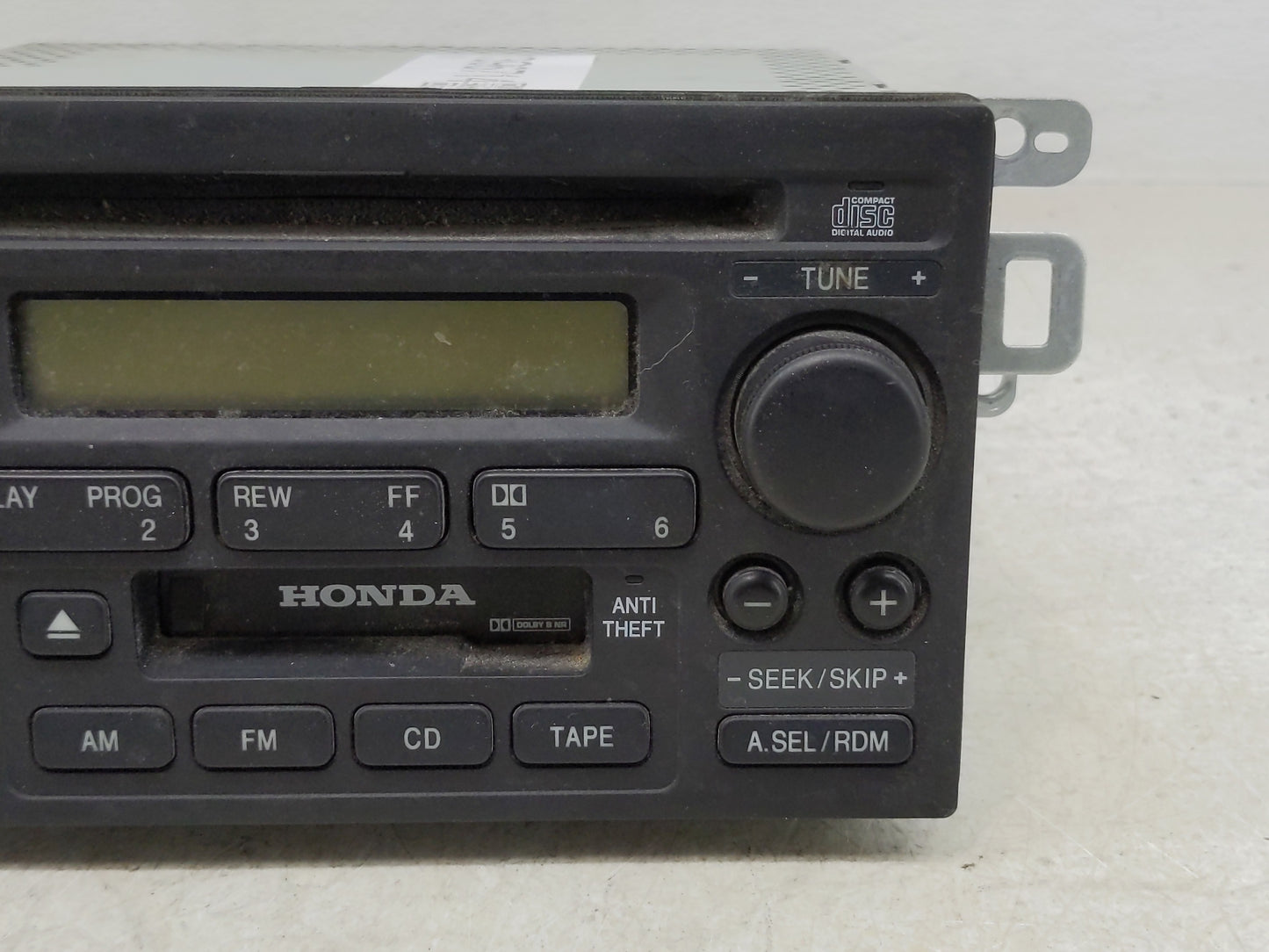 2001-2002 Honda Accord Radio AM FM Cd Player Receiver Replacement P/N:39101-S84-A510-M1 Fits Fits 2001 2002 OEM Used Auto Pa