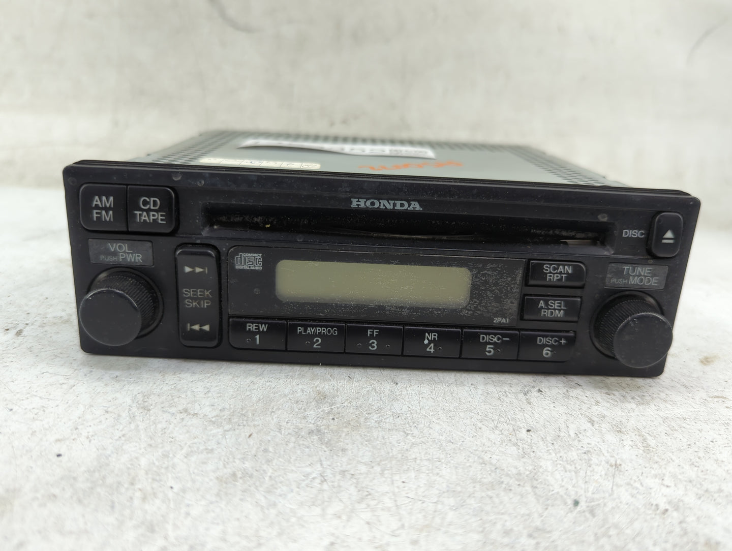 2001-2002 Honda Accord Radio AM FM Cd Player Receiver Replacement P/N:39100-S84-A410-M1 MF711A0, AKF23022384 Fits Fits 2001 