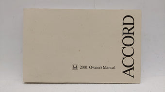 compare product 2001 Honda Accord Owners Manual Book Guide OEM Used Auto Parts