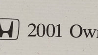 2001 Honda Accord Owners Manual Book Guide OEM Used Auto Parts - Oemusedautoparts1.com