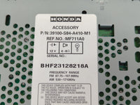 2001-2002 Honda Accord Radio AM FM Cd Player Receiver Replacement P/N:39100-S84-A410-M1 Fits Fits 2001 2002 OEM Used Auto Pa