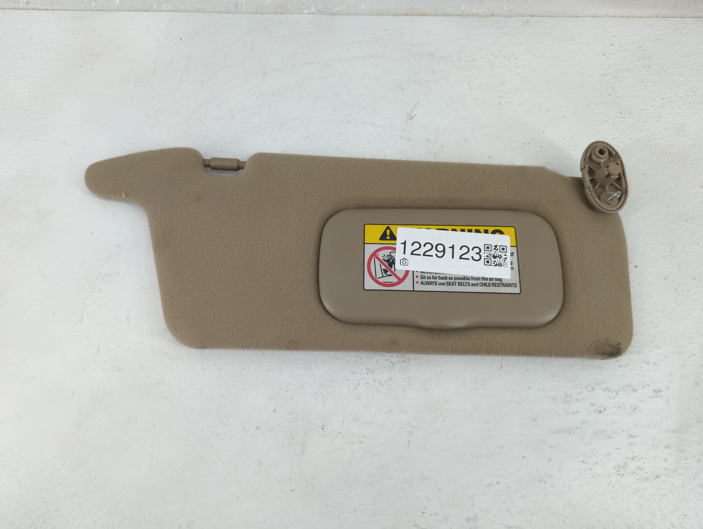 2001 Honda Civic Sun Visor Shade Replacement Passenger Right Mirror Fits OEM Used Auto Parts - Oemusedautoparts1.com