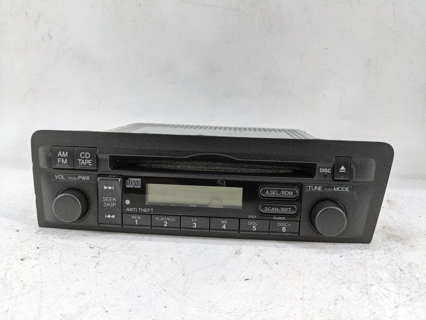 2001-2002 Honda Civic Radio AM FM Cd Player Receiver Replacement P/N:39101-S5A-A610-M1 MF721AA Fits Fits 2001 2002 OEM Used 