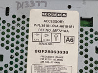 2001-2002 Honda Civic Radio AM FM Cd Player Receiver Replacement P/N:39101-S5A-A610-M1 MF721AA Fits Fits 2001 2002 OEM Used 