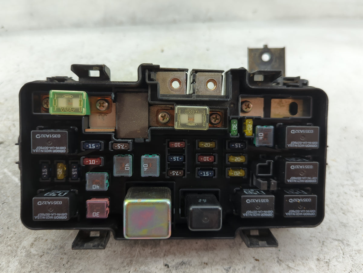 2001 Honda Civic Fusebox Fuse Box Panel Relay Module P/N:S5A-A0 Fits OEM Used Auto Parts - Oemusedautoparts1.com