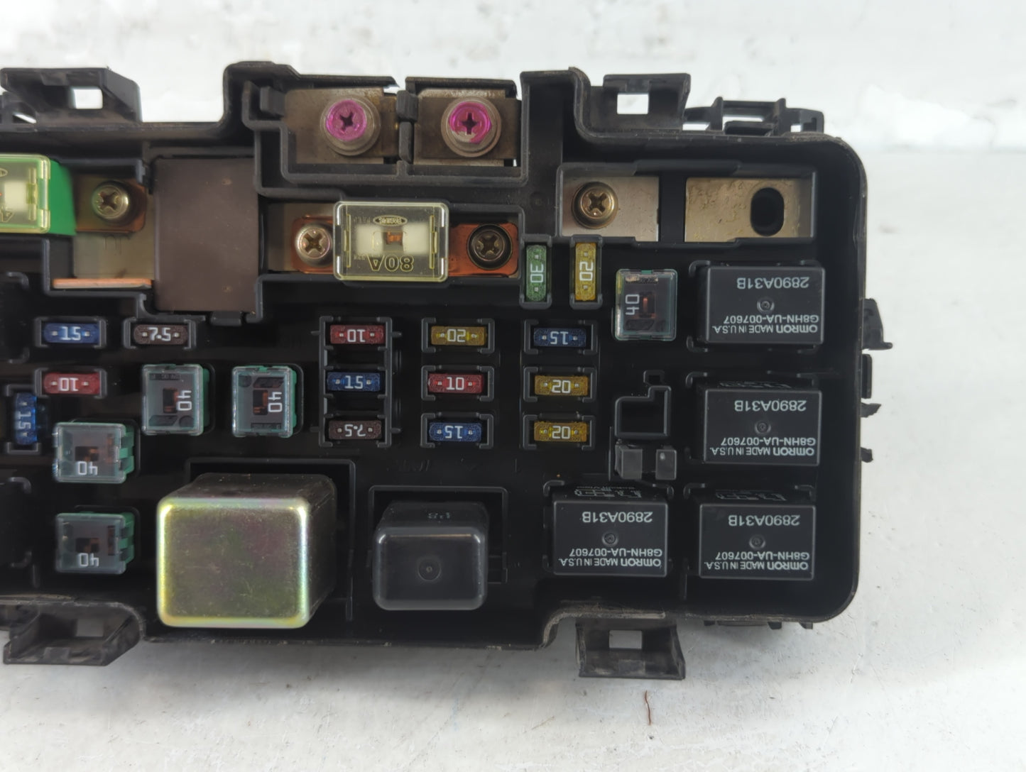 2001-2005 Honda Civic Fusebox Fuse Box Panel Relay Module P/N:S5P-A0 Fits Fits 2001 2002 2003 2004 2005 OEM Used Auto Parts 