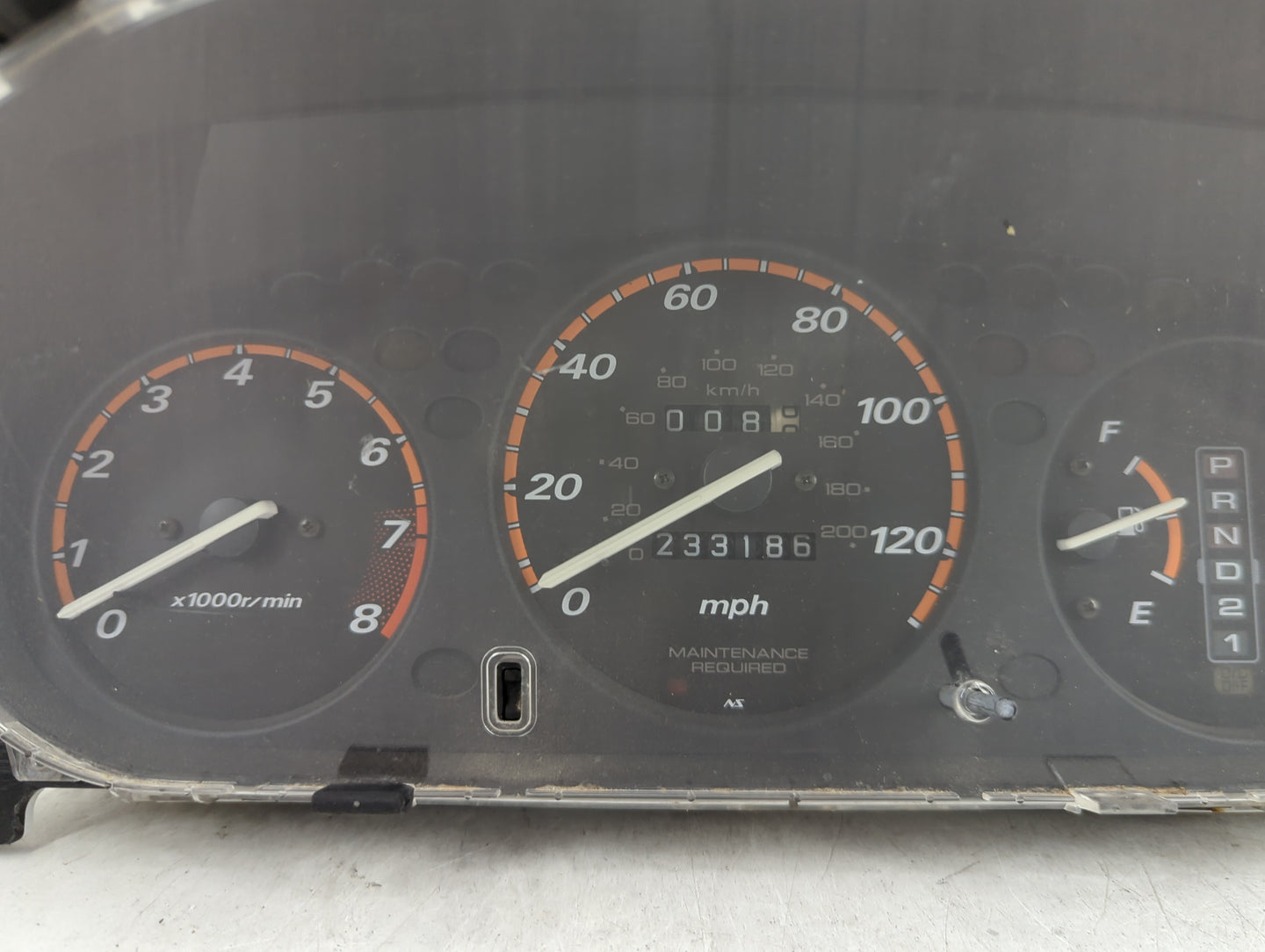 1997-2001 Honda Cr-V Instrument Cluster Speedometer Gauges P/N:78100-A000 Miles: Fits Fits 1997 1998 1999 2000 2001 OEM Used