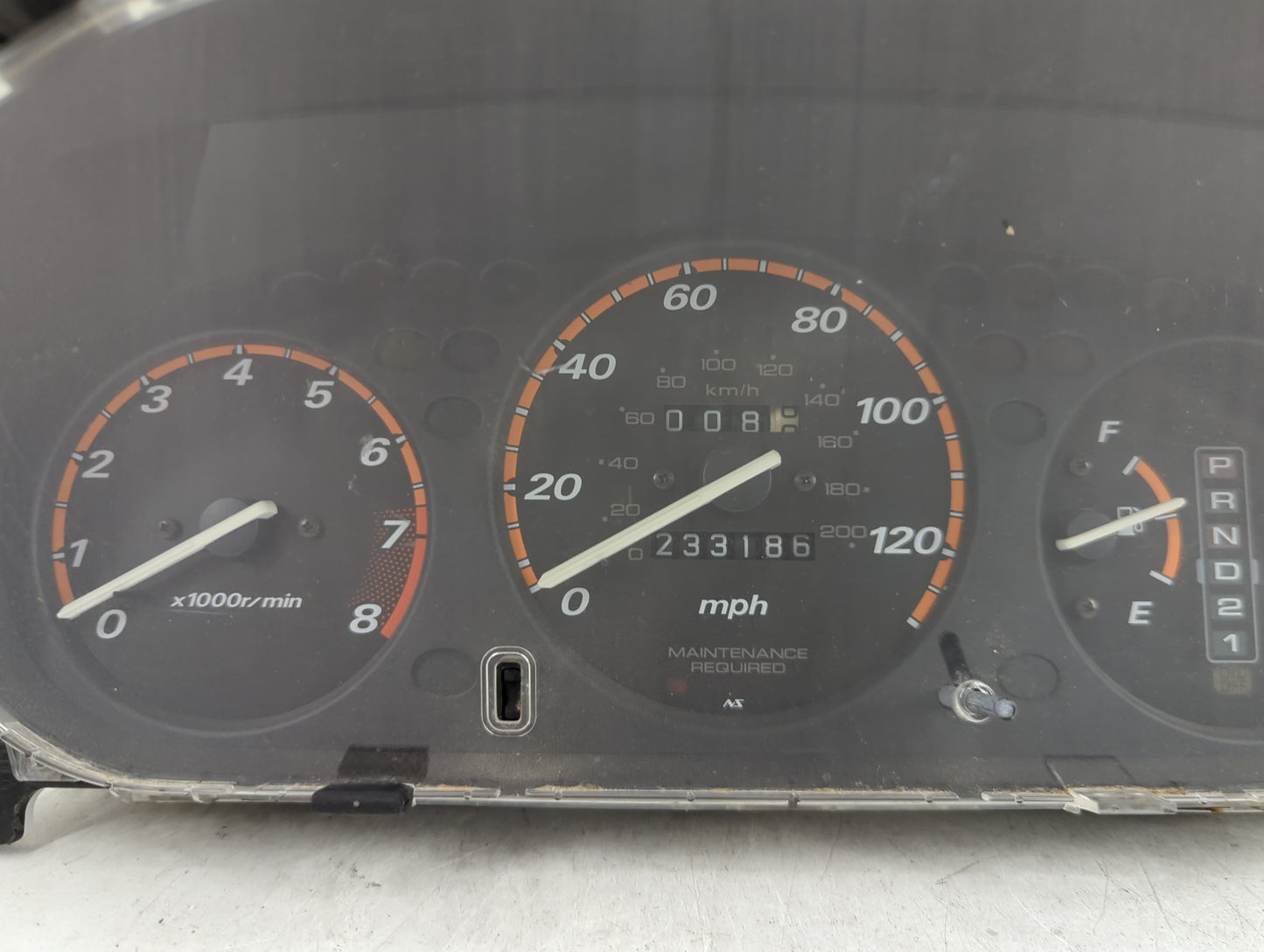 1997-2001 Honda Cr-V Instrument Cluster Speedometer Gauges P/N:78100-A000 Miles: Fits Fits 1997 1998 1999 2000 2001 OEM Used