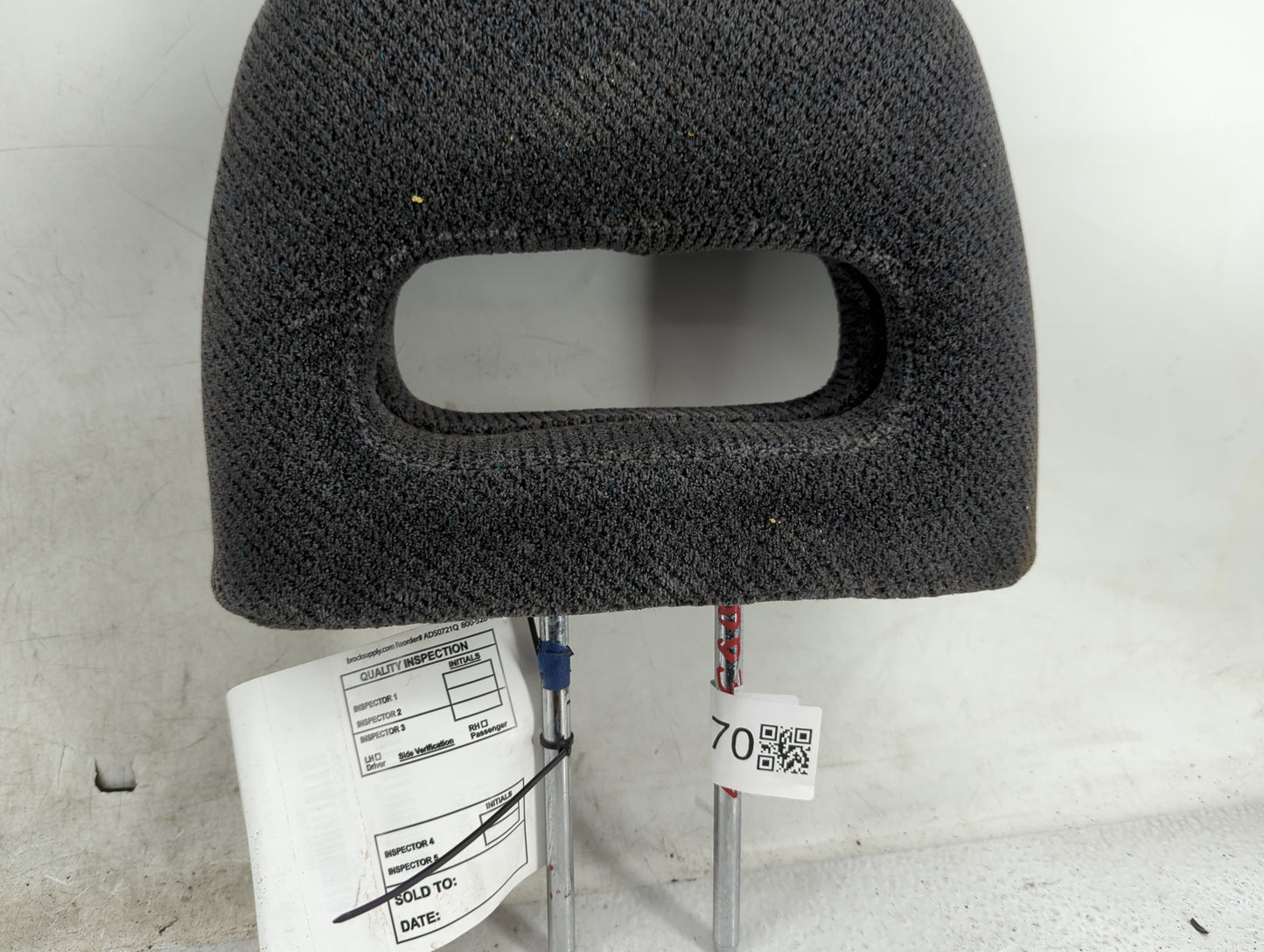 1998-2001 Honda Cr-v Headrest Head Rest Front Driver Seat Dark Grey - Oemusedautoparts1.com