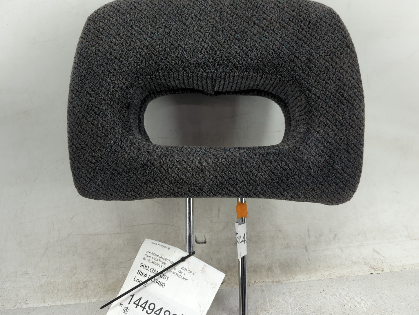 1998-2001 Honda Cr-v Headrest Head Rest Front Driver Seat Grey - Oemusedautoparts1.com
