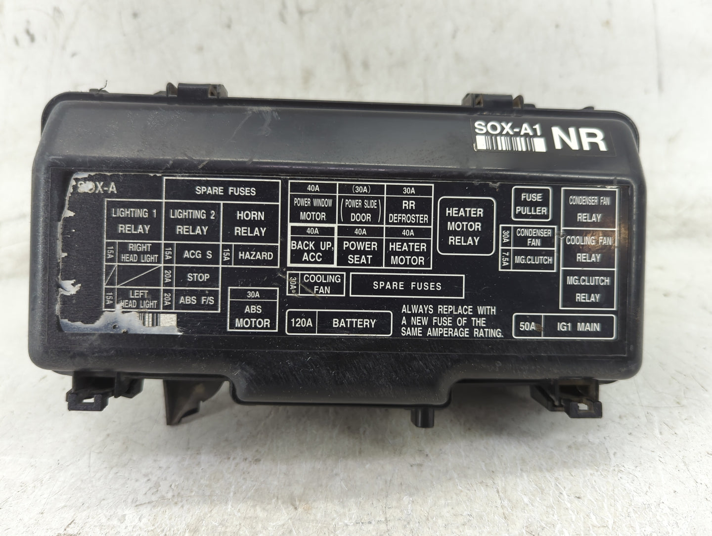 1999-2004 Honda Odyssey Fusebox Fuse Box Panel Relay Module P/N:S0X-A1 Fits Fits 1999 2000 2001 2002 2003 2004 OEM Used Auto