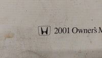 2001 Honda Odyssey Owners Manual Book Guide OEM Used Auto Parts - Oemusedautoparts1.com