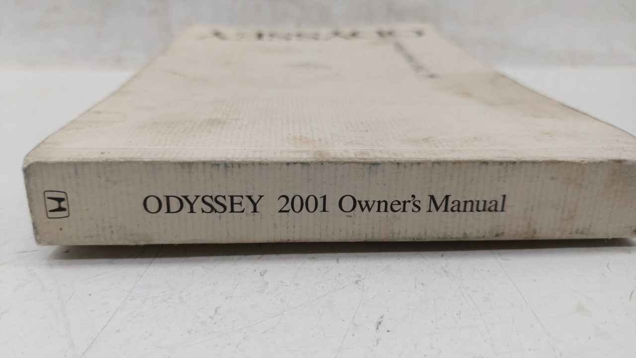 2001 Honda Odyssey Owners Manual Book Guide OEM Used Auto Parts - Oemusedautoparts1.com