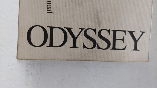 2001 Honda Odyssey Owners Manual Book Guide P/N:00X31-S0X-6203 OEM Used Auto Parts