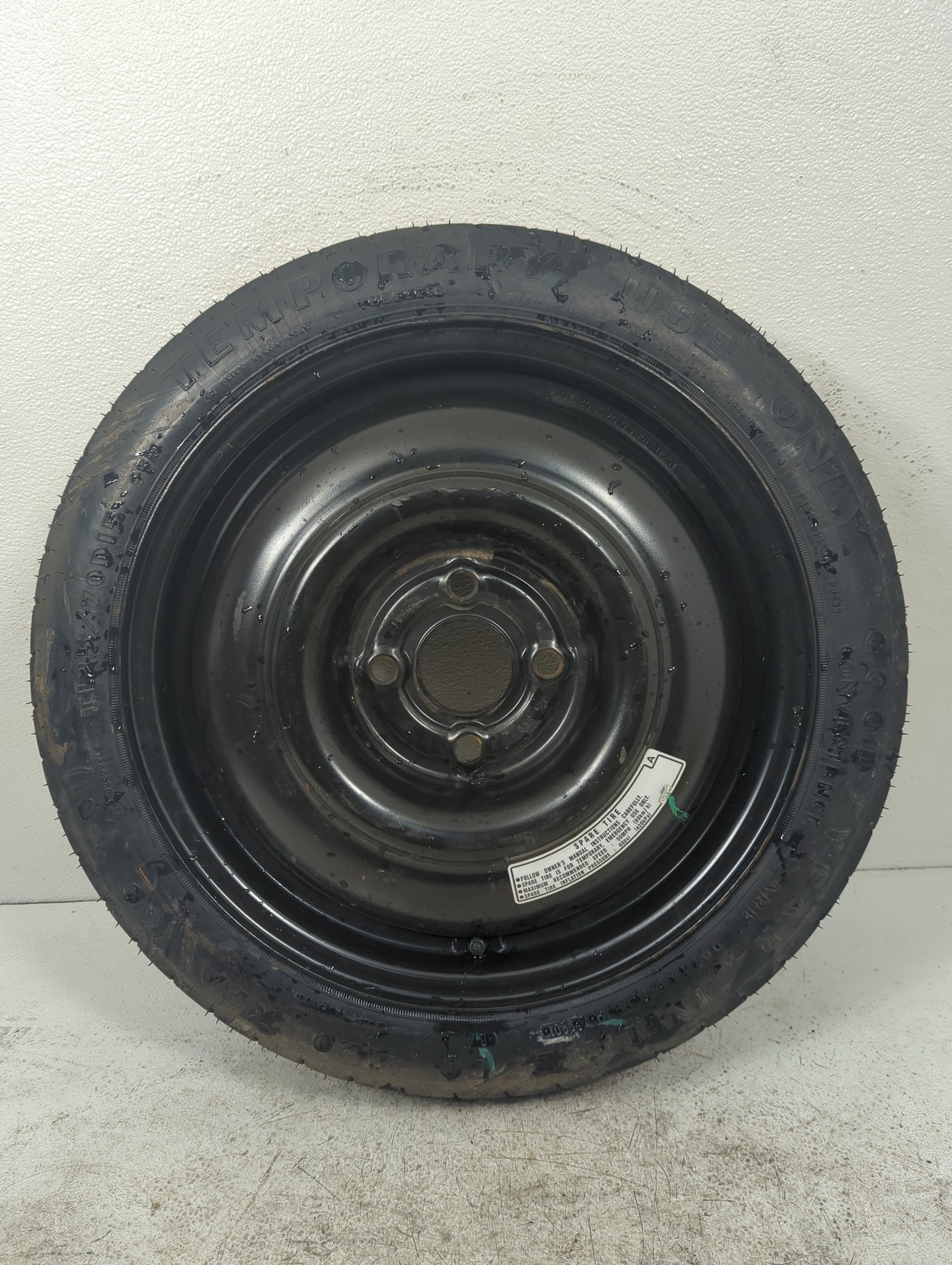 2001 Honda Civic (see Also Delsol & Crx) Civic Spare Donut Tire Wheel Rim Oem - Oemusedautoparts1.com