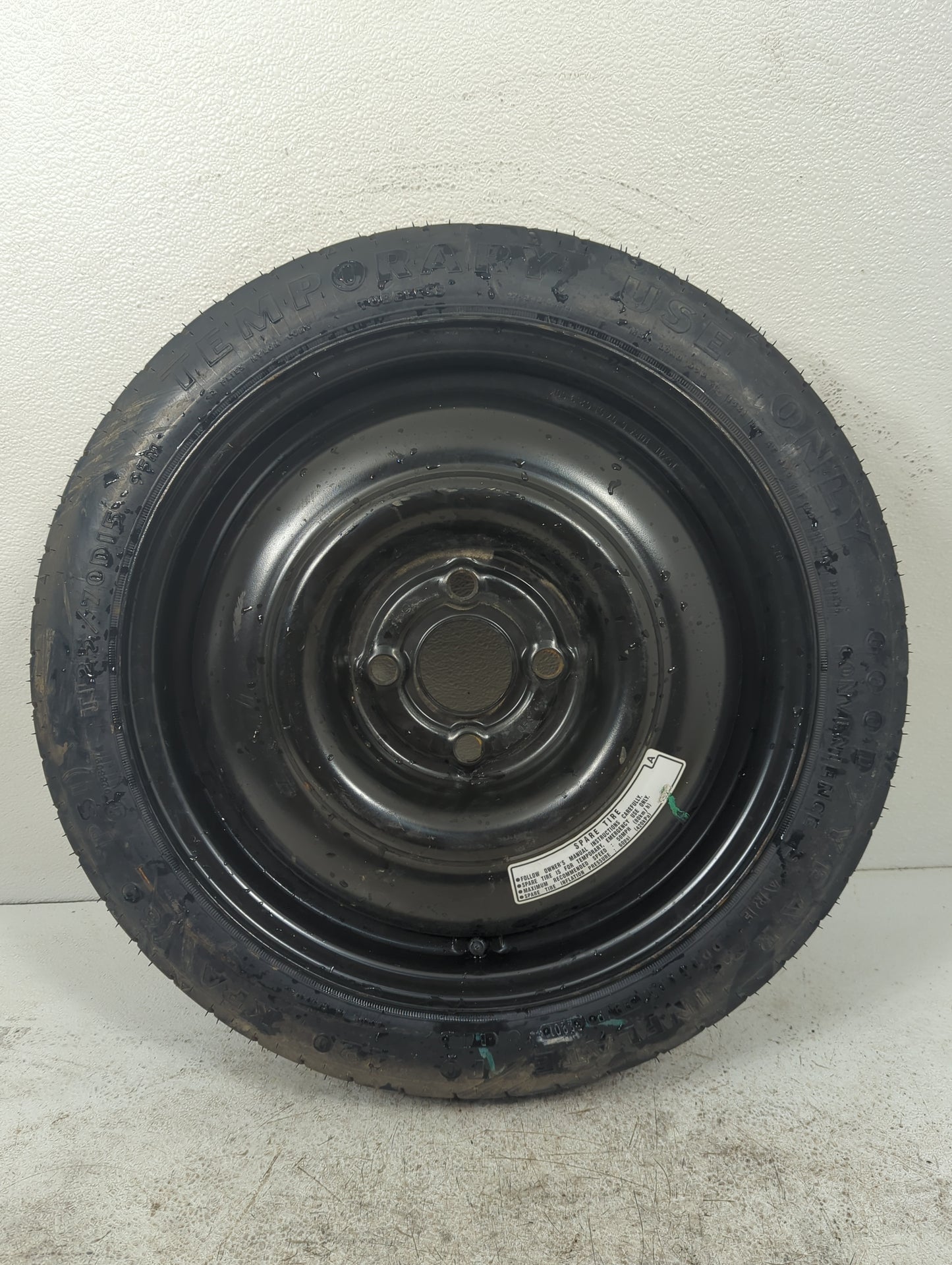2001 Honda Civic (see Also Delsol & Crx) Civic Spare Donut Tire Wheel Rim Oem - Oemusedautoparts1.com