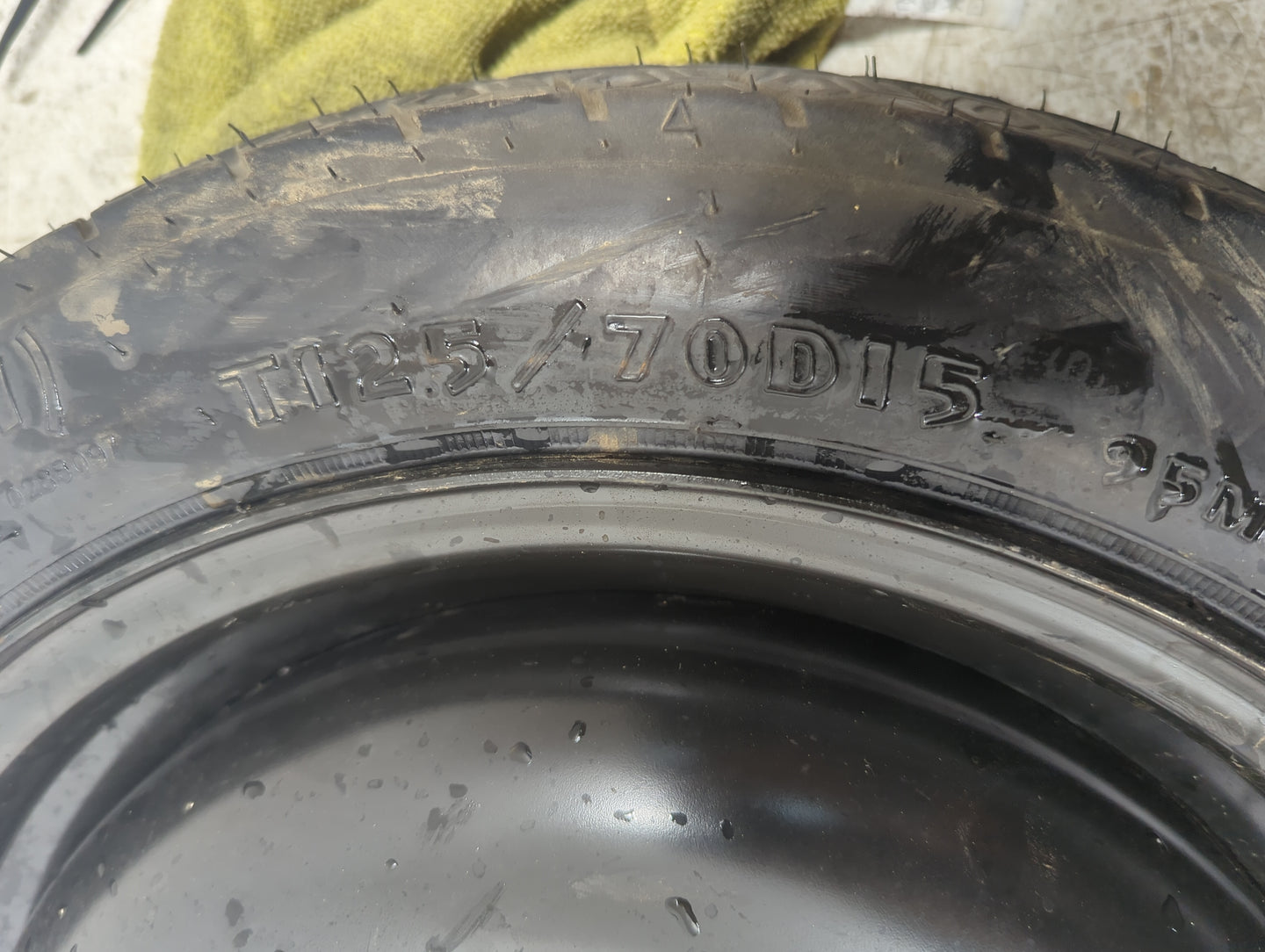 2001 Honda Civic (see Also Delsol & Crx) Civic Spare Donut Tire Wheel Rim Oem - Oemusedautoparts1.com