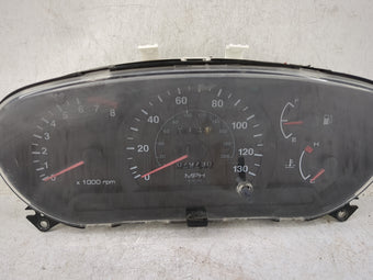 compare product 2001 Hyundai Accent Instrument Cluster Speedometer Gauges P/N:A300DKSC02 Miles: Fits OEM Used Auto Parts