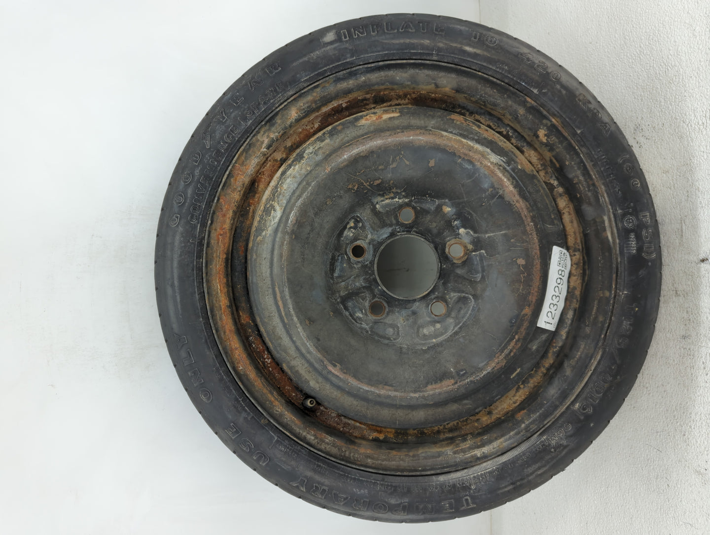1996-2001 Infiniti I30 Spare Donut Tire Wheel Rim Oem - Oemusedautoparts1.com