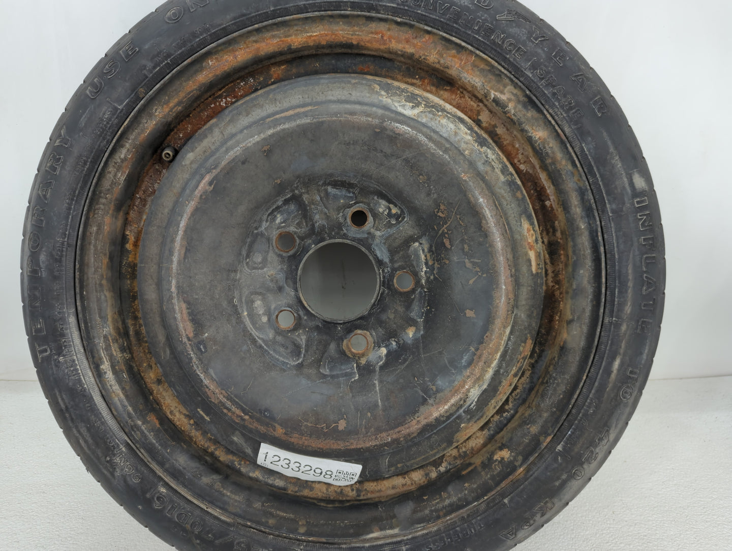 1996-2001 Infiniti I30 Spare Donut Tire Wheel Rim Oem - Oemusedautoparts1.com