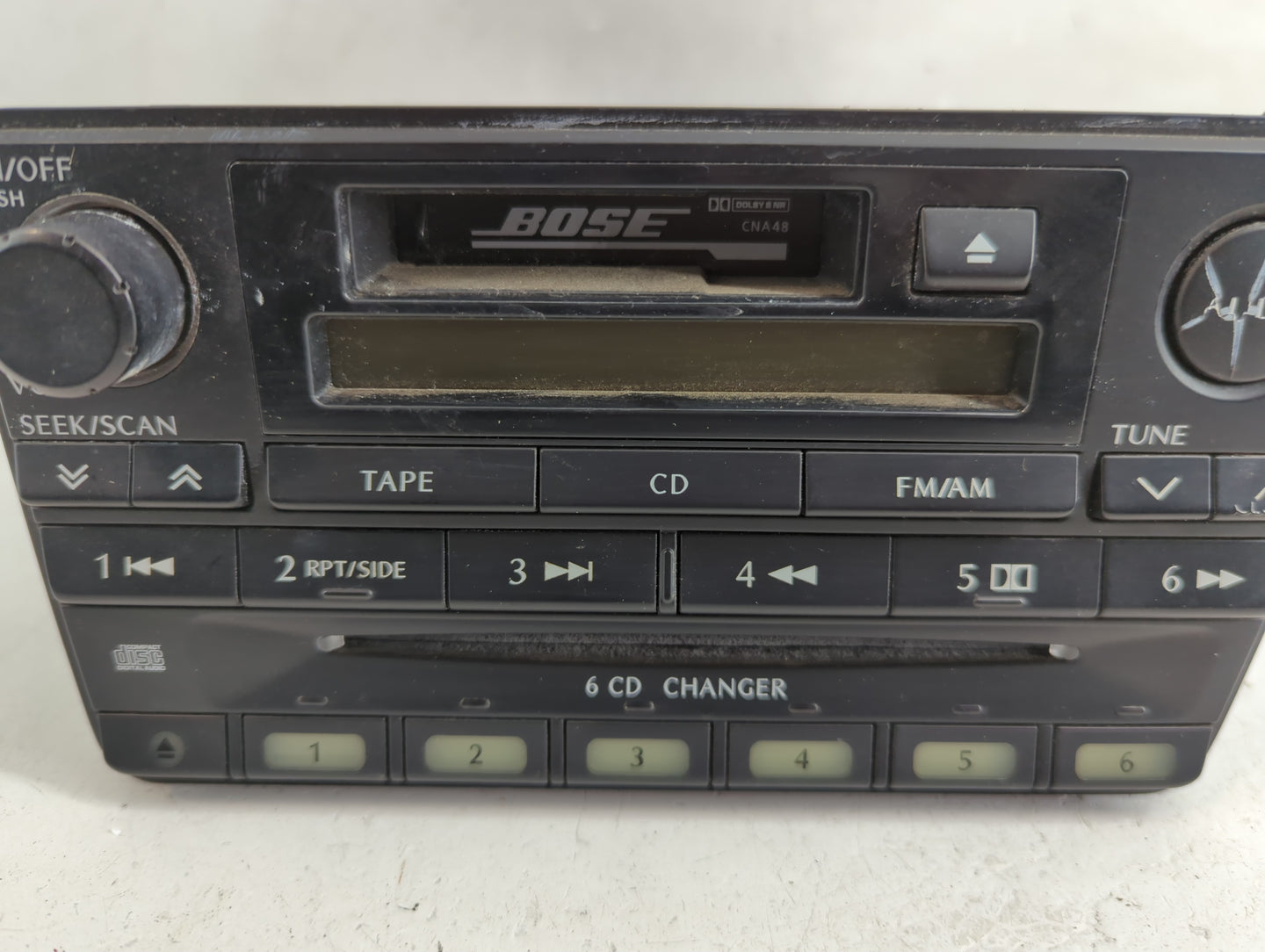 2000-2001 Infiniti Qx4 Radio AM FM Cd Player Receiver Replacement Fits Fits 2000 2001 OEM Used Auto Parts - Oemusedautoparts