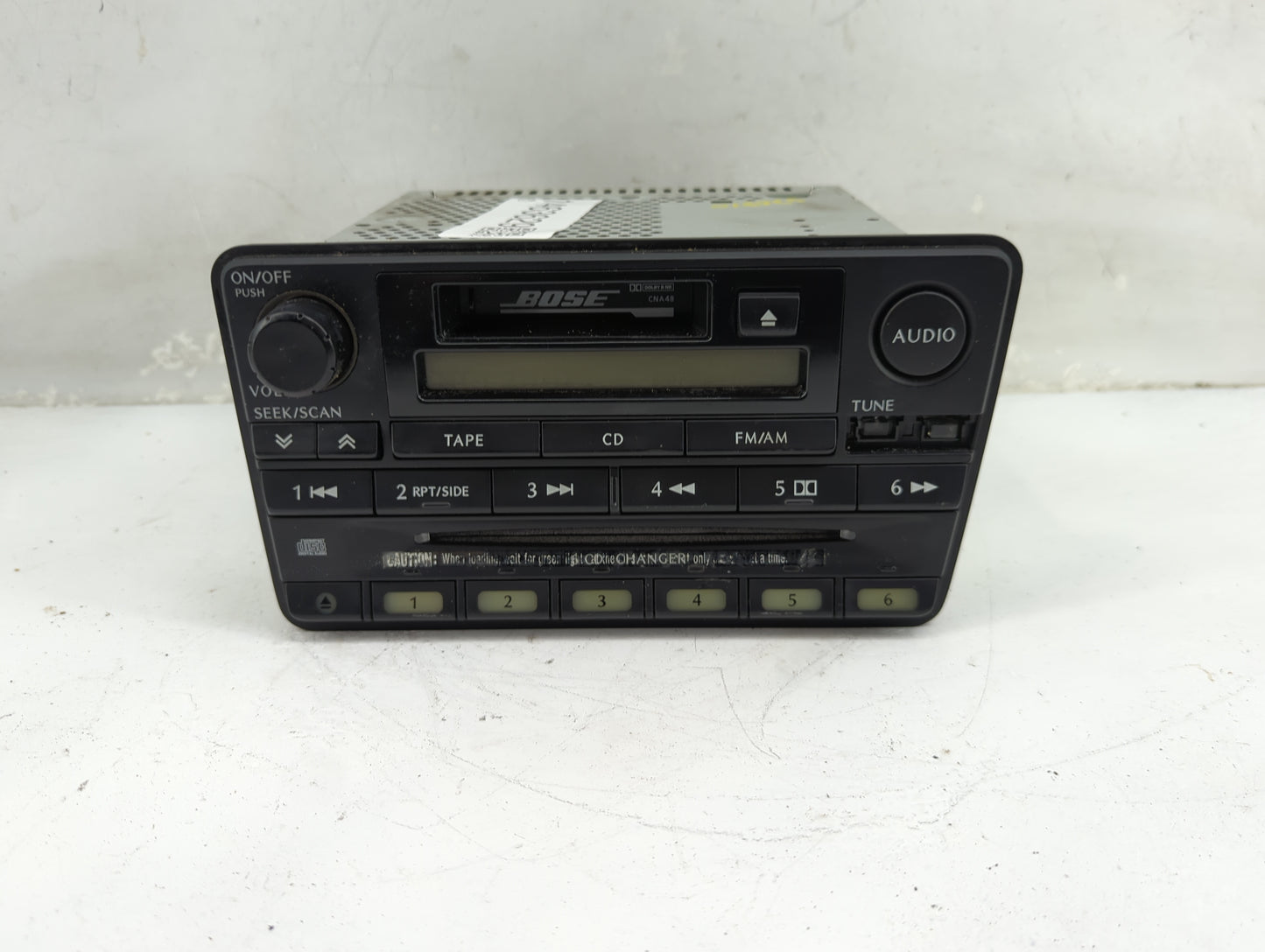 2001 Infiniti Qx4 Radio AM FM Cd Player Receiver Replacement P/N:PN-2344N Fits OEM Used Auto Parts - Oemusedautoparts1.com