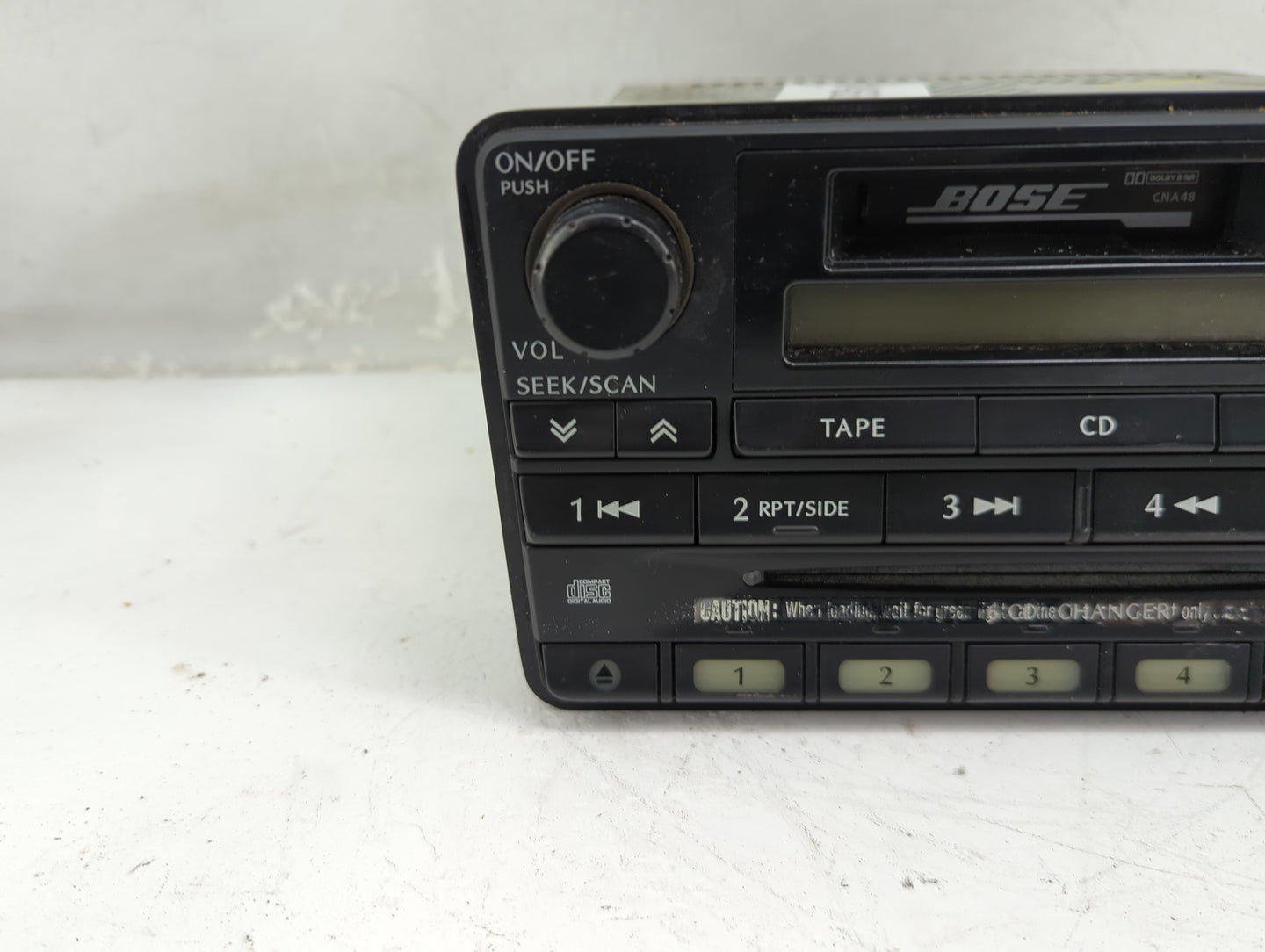 2001 Infiniti Qx4 Radio AM FM Cd Player Receiver Replacement P/N:PN-2344N Fits OEM Used Auto Parts - Oemusedautoparts1.com