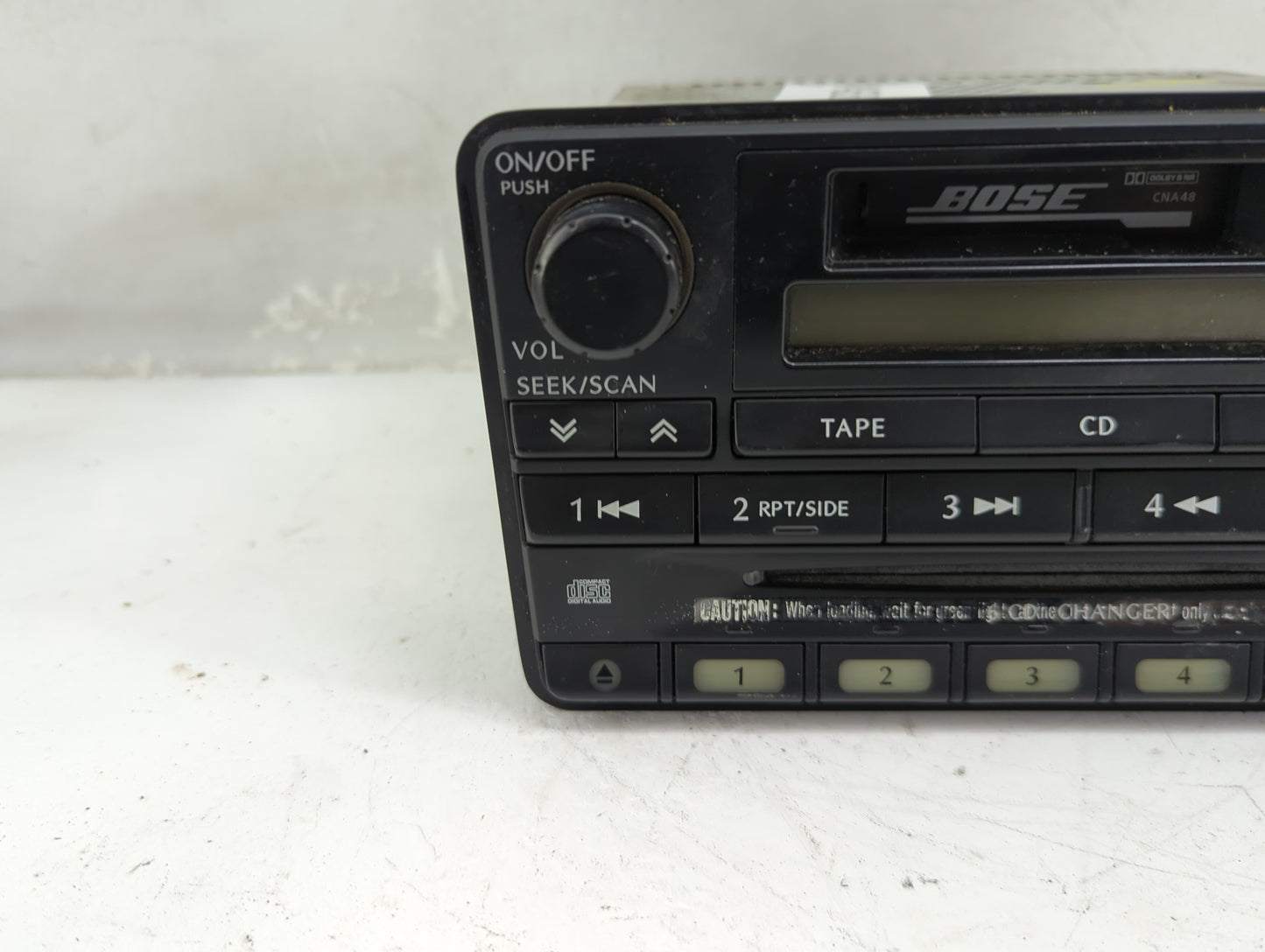 2001 Infiniti Qx4 Radio AM FM Cd Player Receiver Replacement P/N:PN-2344N Fits OEM Used Auto Parts - Oemusedautoparts1.com