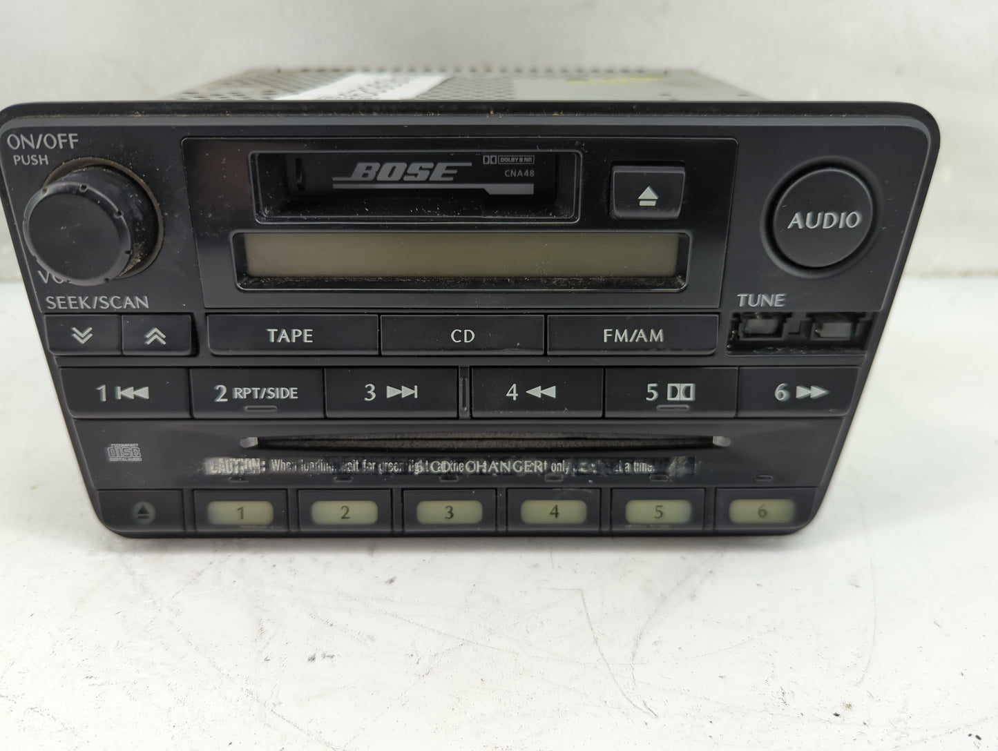 2001 Infiniti Qx4 Radio AM FM Cd Player Receiver Replacement P/N:PN-2344N Fits OEM Used Auto Parts - Oemusedautoparts1.com