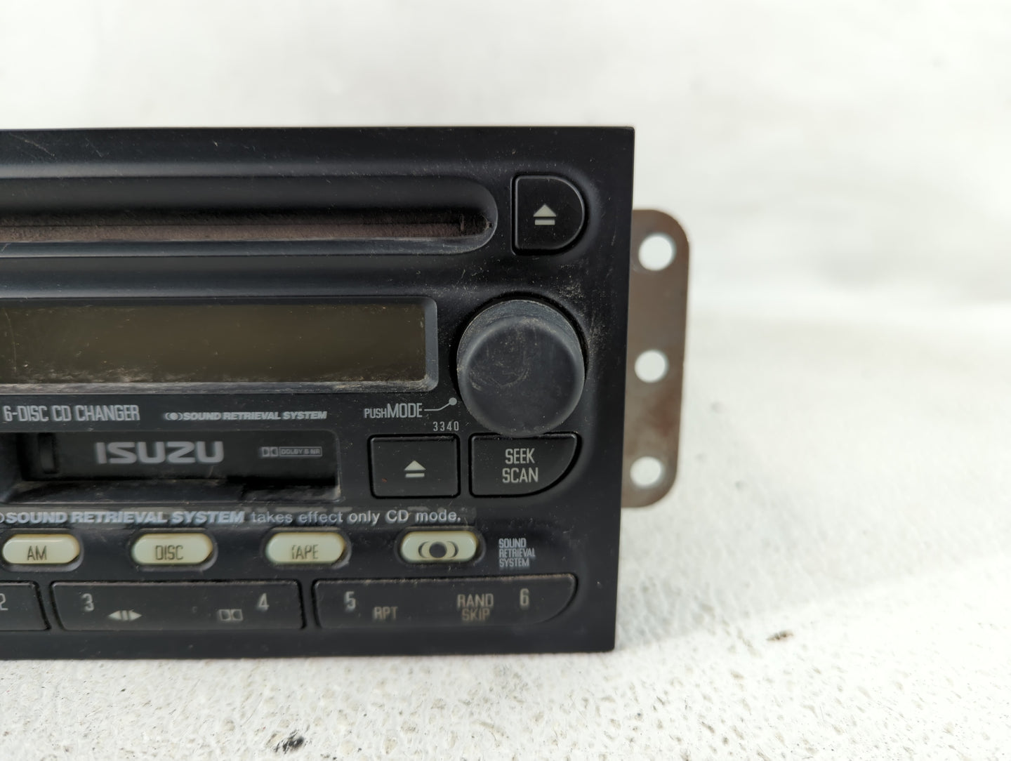 2001 Isuzu Rodeo Radio AM FM Cd Player Receiver Replacement P/N:8-97251-335-1 Fits OEM Used Auto Parts - Oemusedautoparts1.c