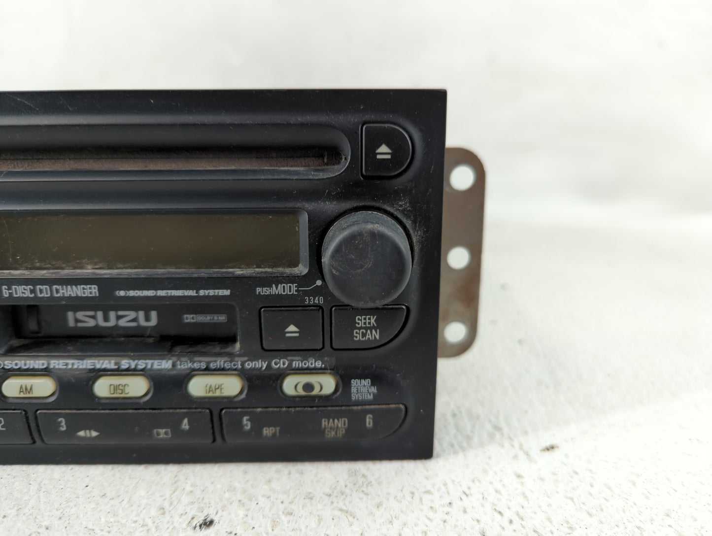 2001 Isuzu Rodeo Radio AM FM Cd Player Receiver Replacement P/N:8-97251-335-1 Fits OEM Used Auto Parts - Oemusedautoparts1.c