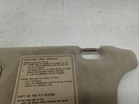 2001 Isuzu Trooper Sun Visor Shade Replacement Driver Left Mirror Fits OEM Used Auto Parts - Oemusedautoparts1.com