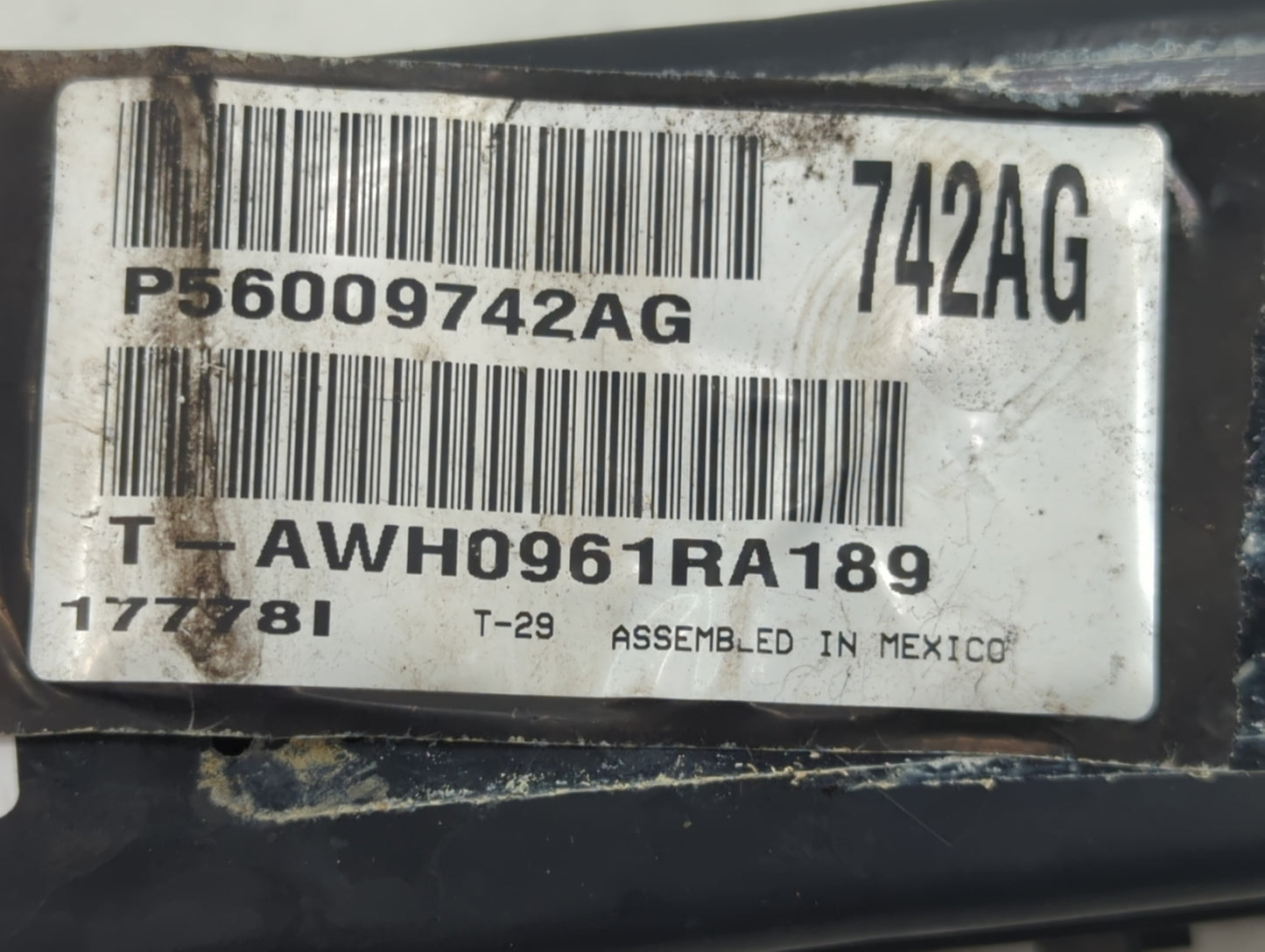 2000 Jeep Cherokee Fusebox Fuse Box Panel Relay Module P/N:P56009742AG Fits OEM Used Auto Parts - Oemusedautoparts1.com