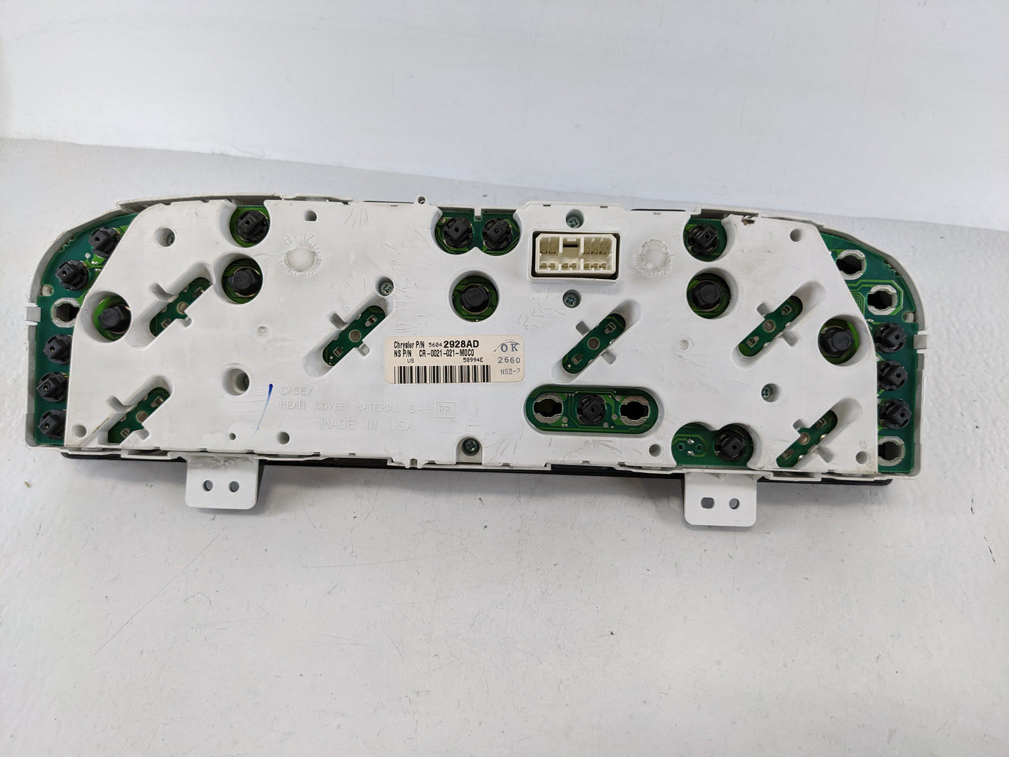 2001 Jeep Grand Cherokee Instrument Cluster Speedometer Gauges P/N:56042928AD Fits OEM Used Auto Parts - Oemusedautoparts1.c