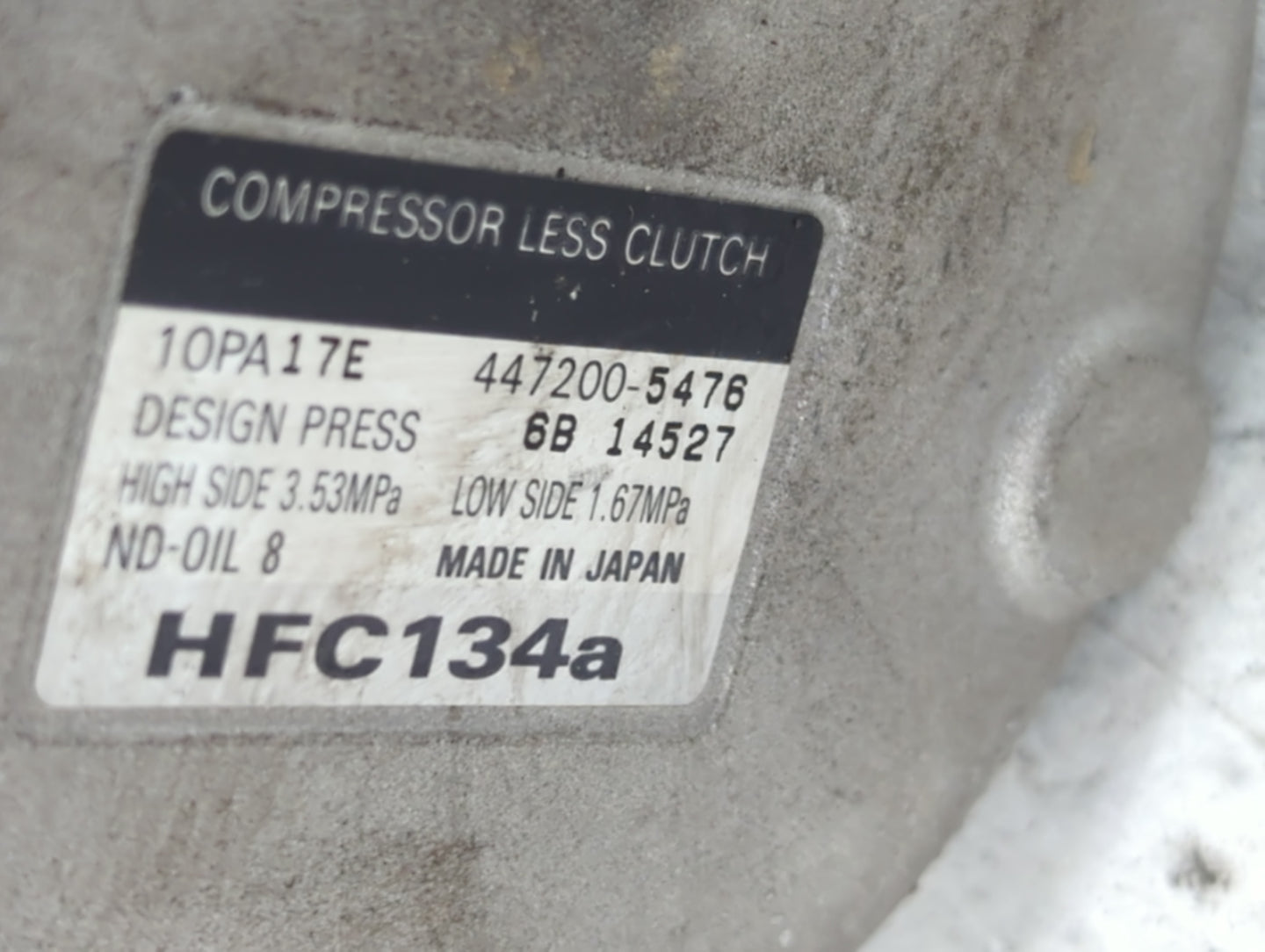 2000-2001 Jeep Grand Cherokee Air Conditioning A/c Ac Compressor Oem - Oemusedautoparts1.com